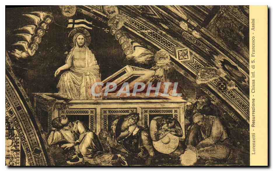 Résurrection de Jésus - fresque de la chapelle de Saint-François - Assisi