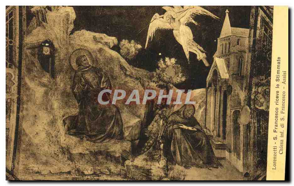 CPA Lorenzetti Francesco Riceve le Stimmate Assisi