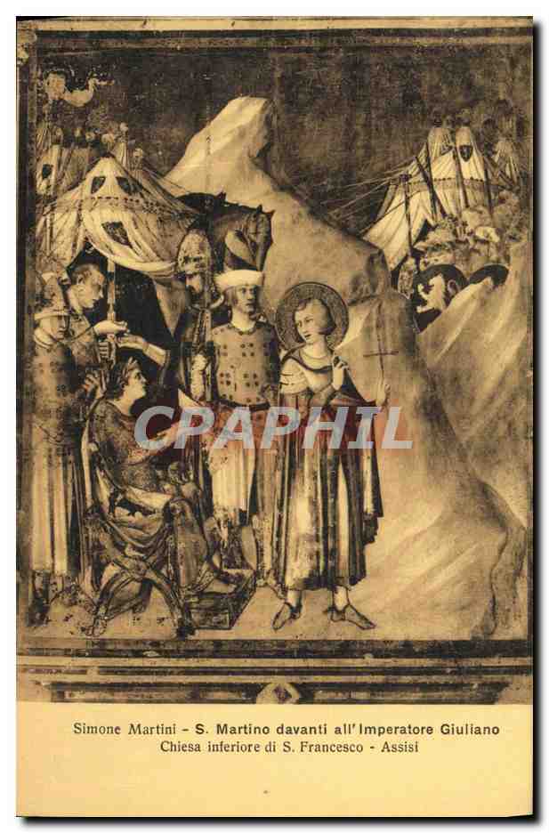 CPA Francesco Assisi Simone Martini s Martino All Imperatore Giuliano Chiesa Inferiore di Francesco Assisi