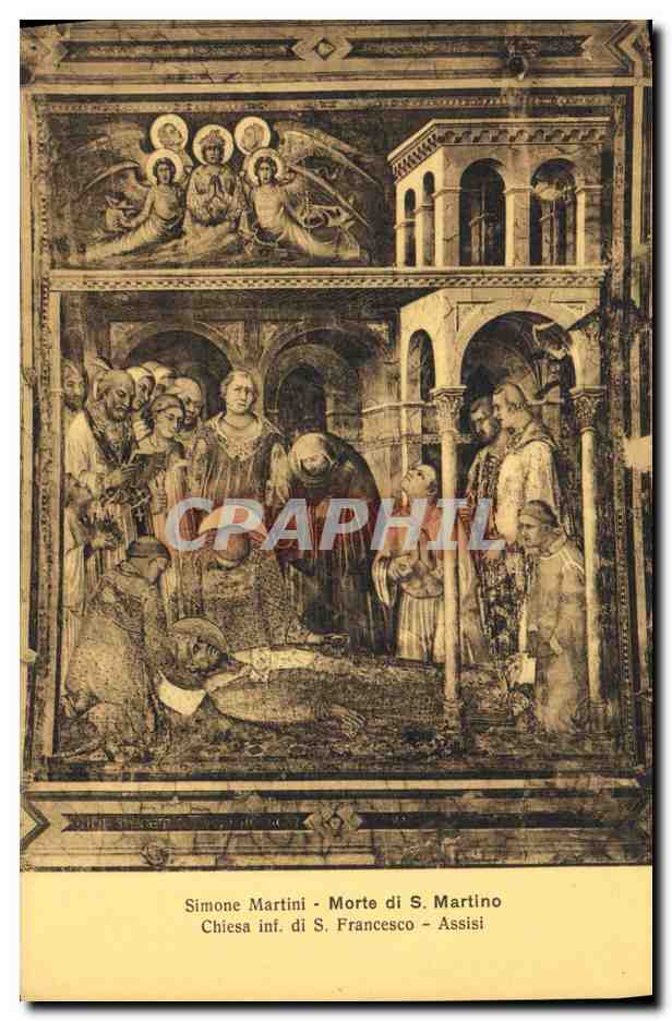 CPA Francesco Assisi Simone Morte di s Martino