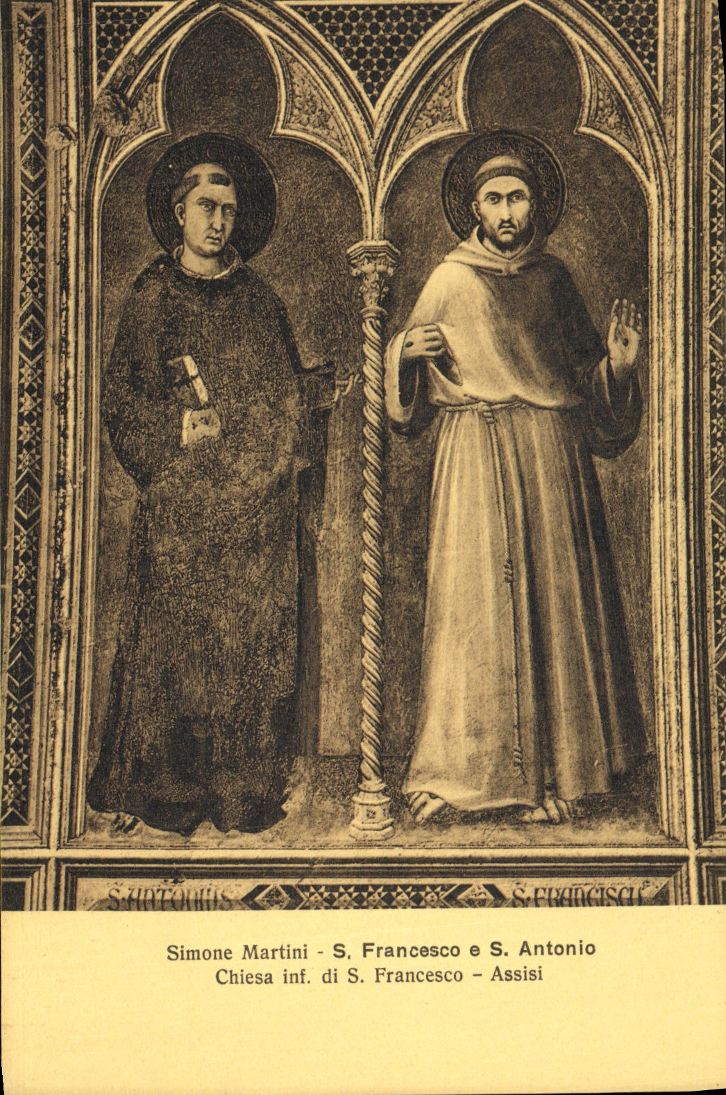 CPA Francesco Assisi S Francesco e S Antonio