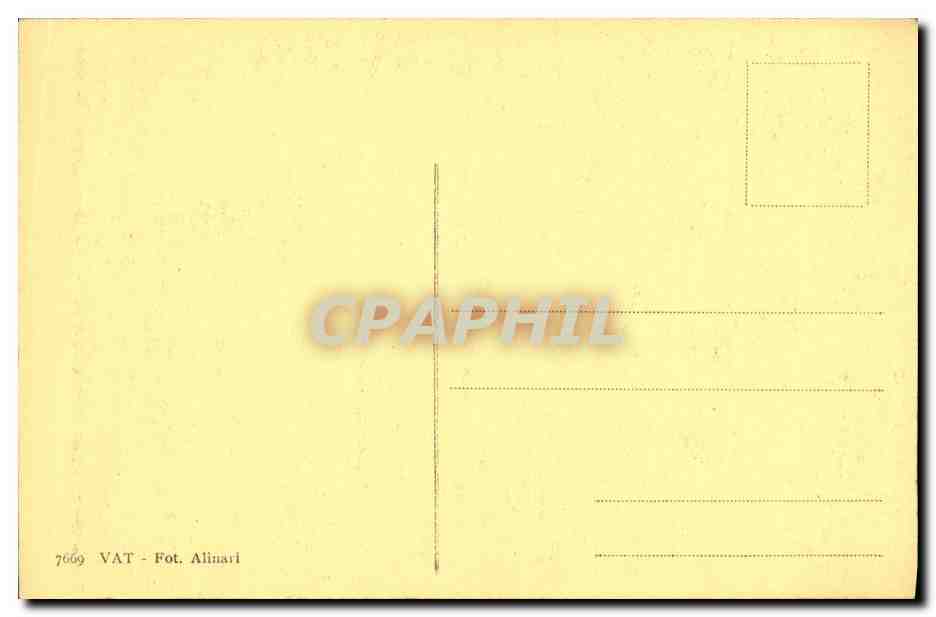 CPA Francesco Assisi Lorenzetti La Deposizione Dalla Croce Chiesa Inf — Rückseite