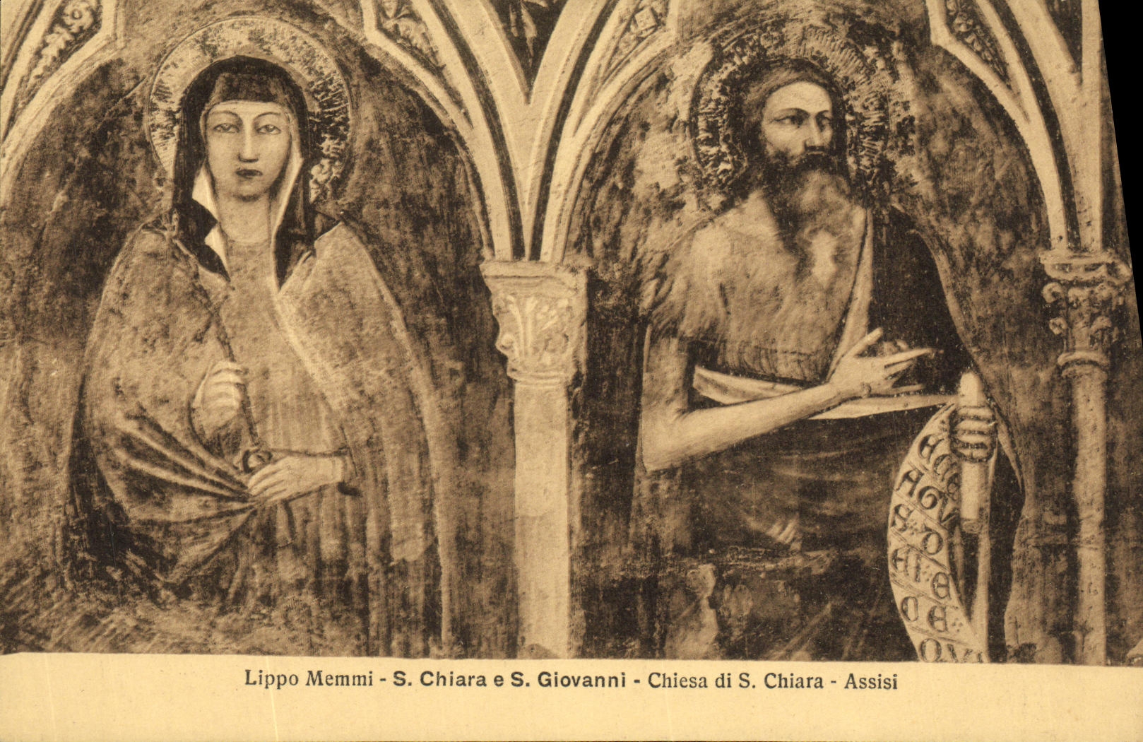CPA Francesco Assisi Lippo Memmi S Chiara S Giovanni Chiesa di S Chara