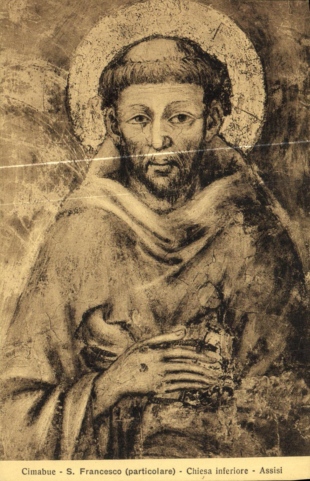 CPA Assisi Cimabue Francesco Chiesa Inferiore