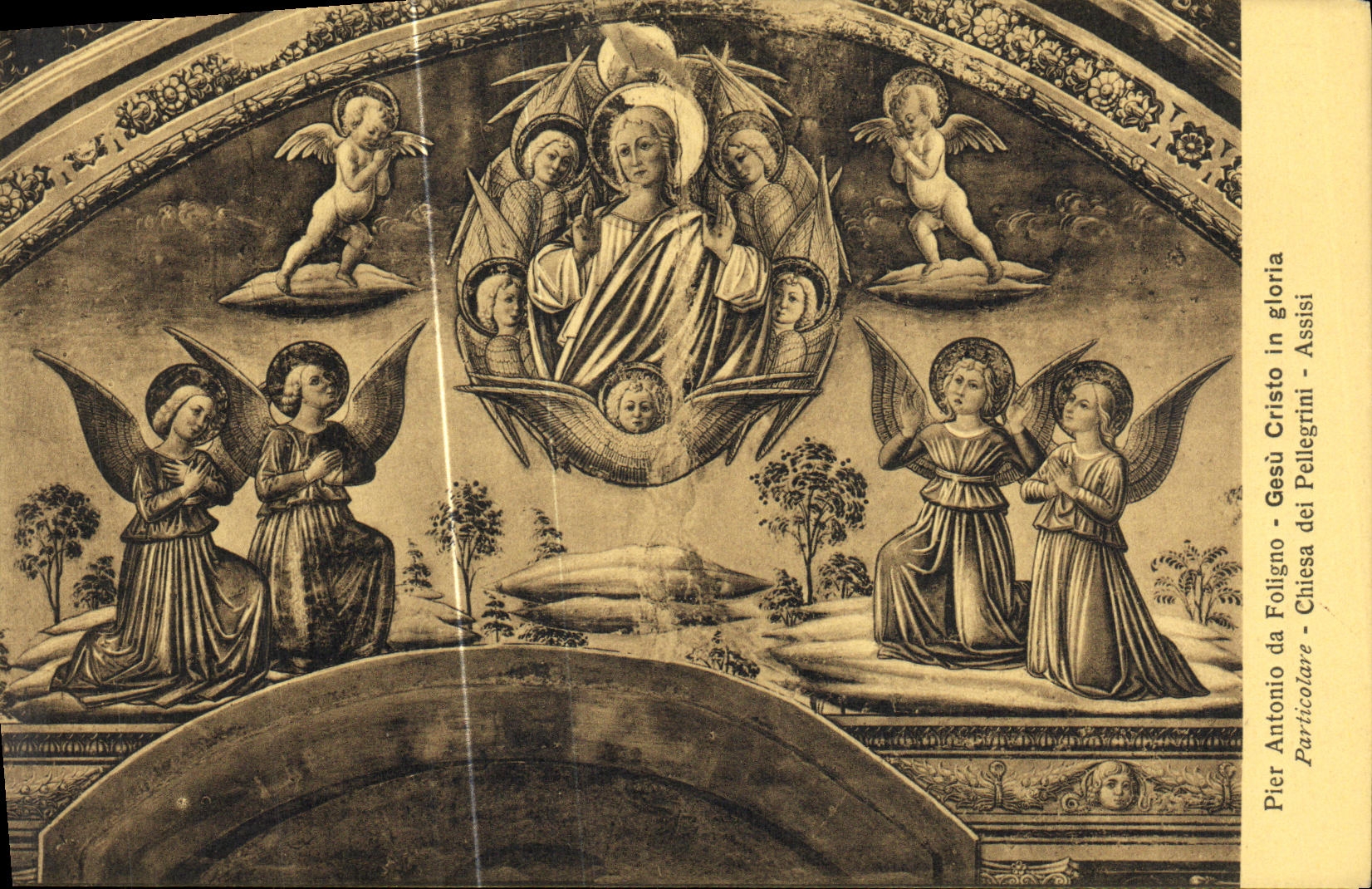 CPA Assisi Pier Antonio da Foligro Gesu Cristo in Gloria