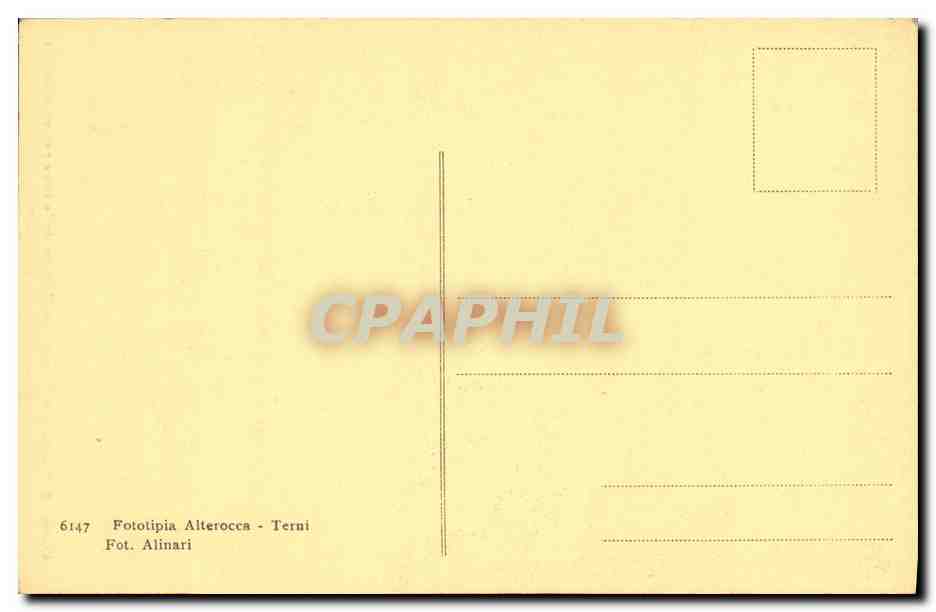 CPA Francesco Assisi Fa Scatuire L Acqua Dalla Rupe Un Assetato — Back