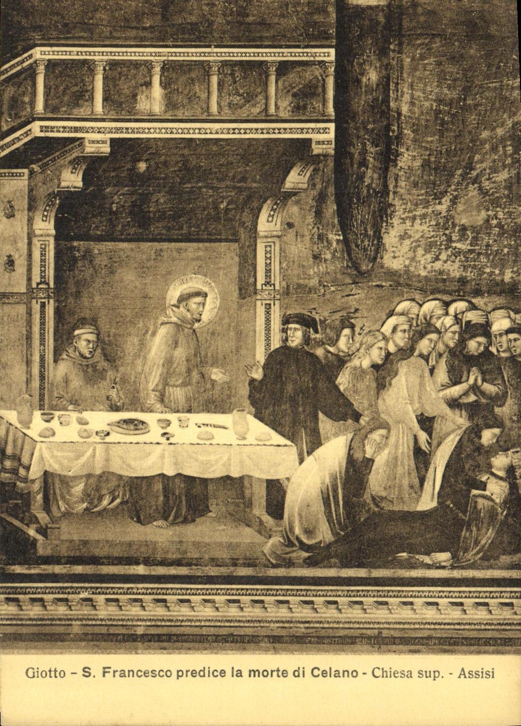 CPA Francesco Assisi Giott S Francesco la Morte di Celano Chiesa