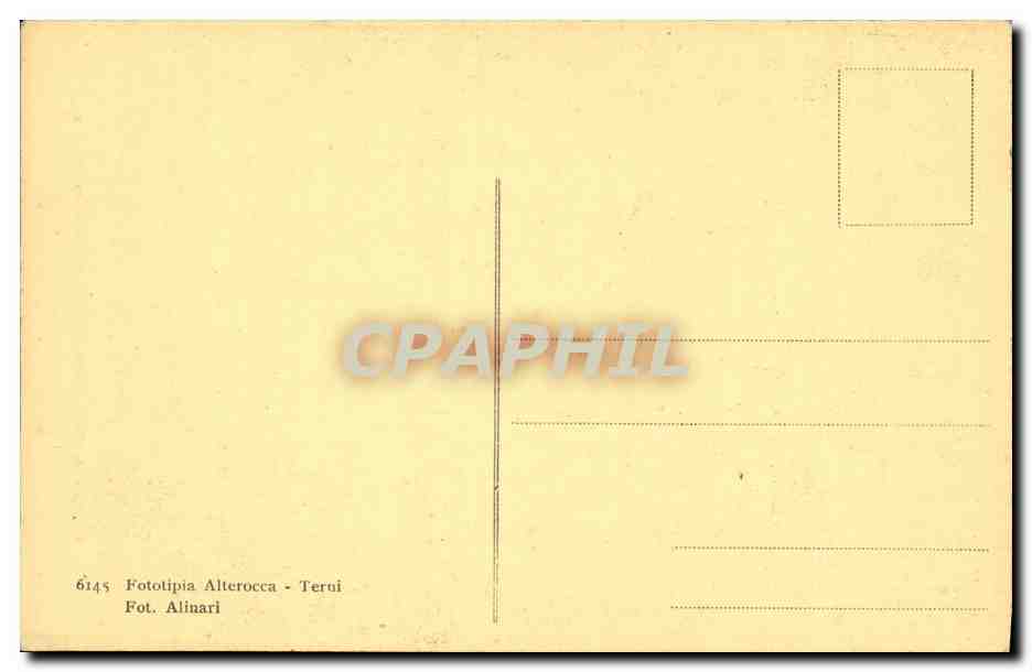 CPA Francesco Assisi Caccia Demoni da Arezzo Chiesa Superiore  — Verso