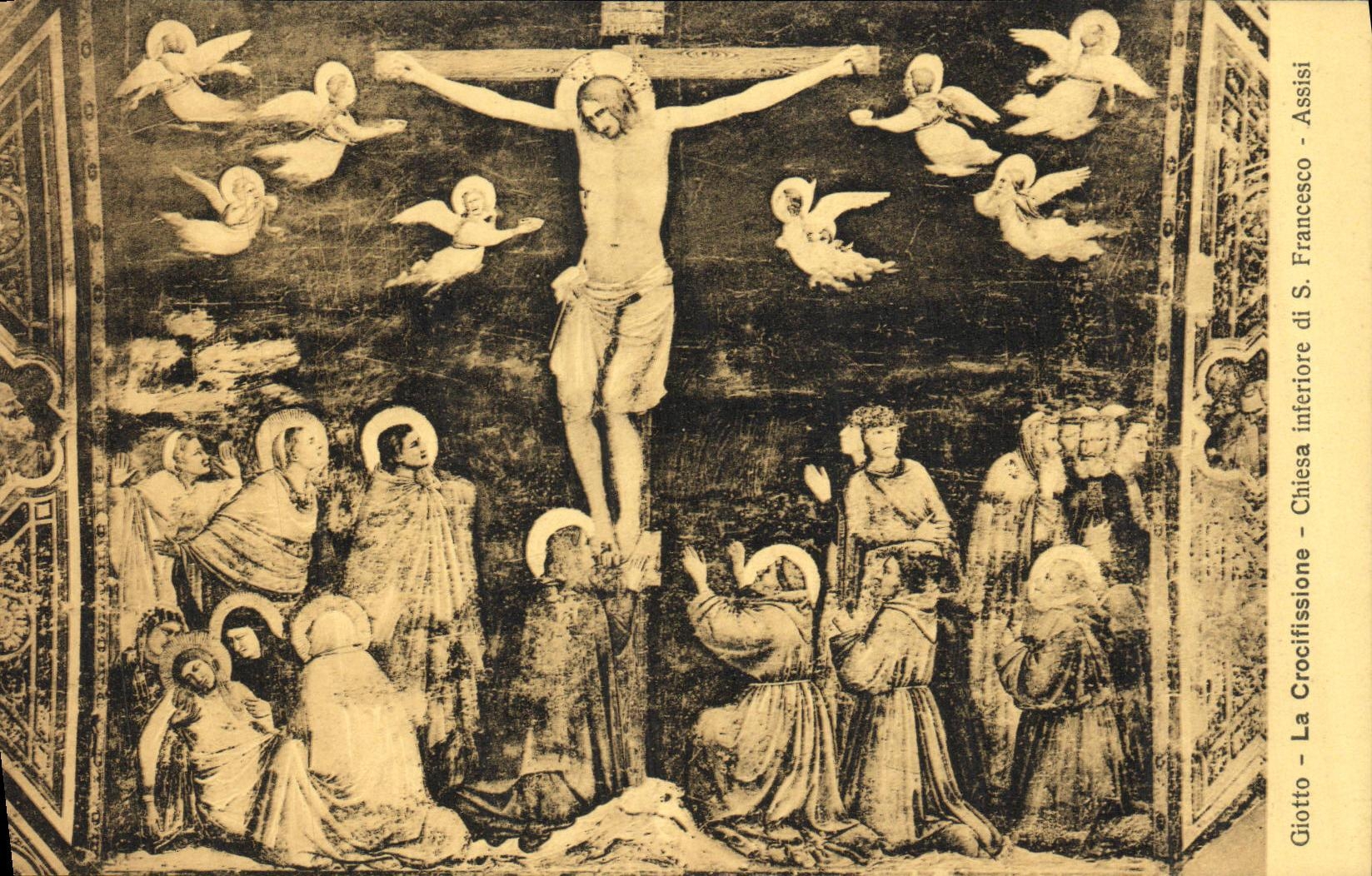 CPA Francesco Assisi La Crocifissione Chiesa Di 