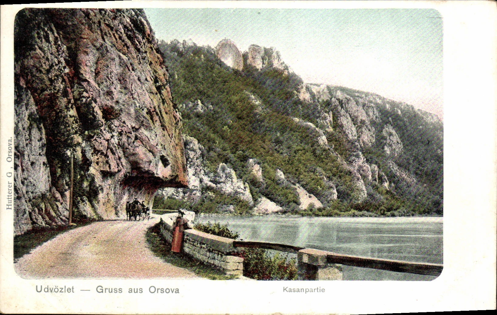 CPA Udvozlet Gruss aus Orsova Roumanie