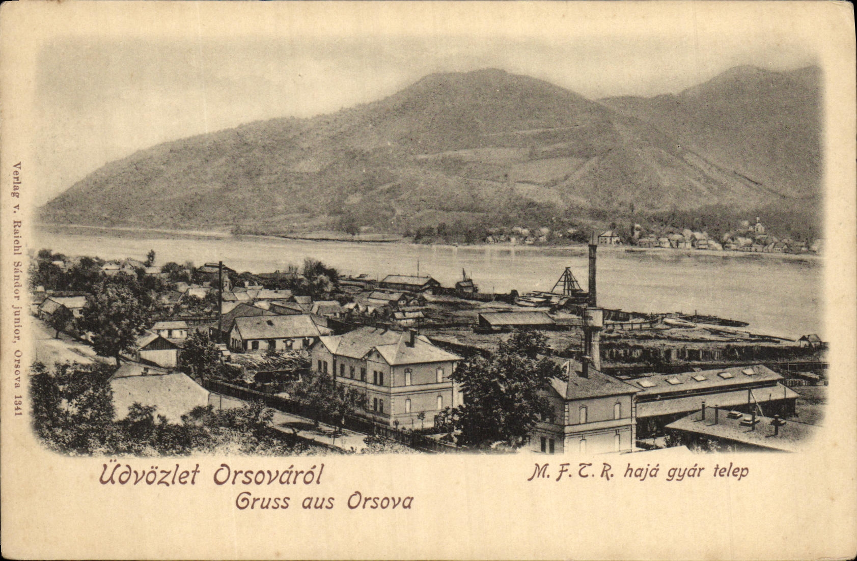CPA Udvozlet Gruss aus Orsova Orsovarol Roumanie