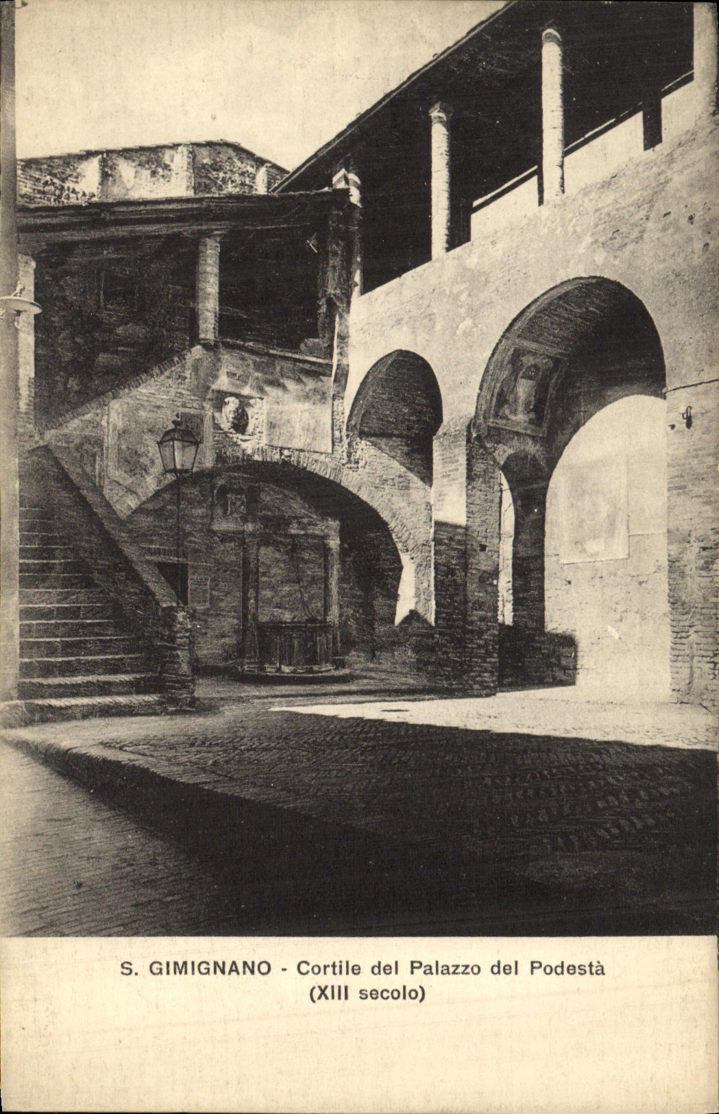 CPA Gimignano Cortille del Palazzo del Podesta