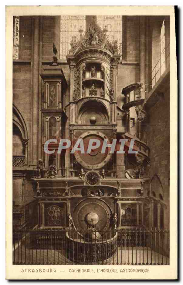 CPA Strassburg Cathedrale L Horloge Astronomique