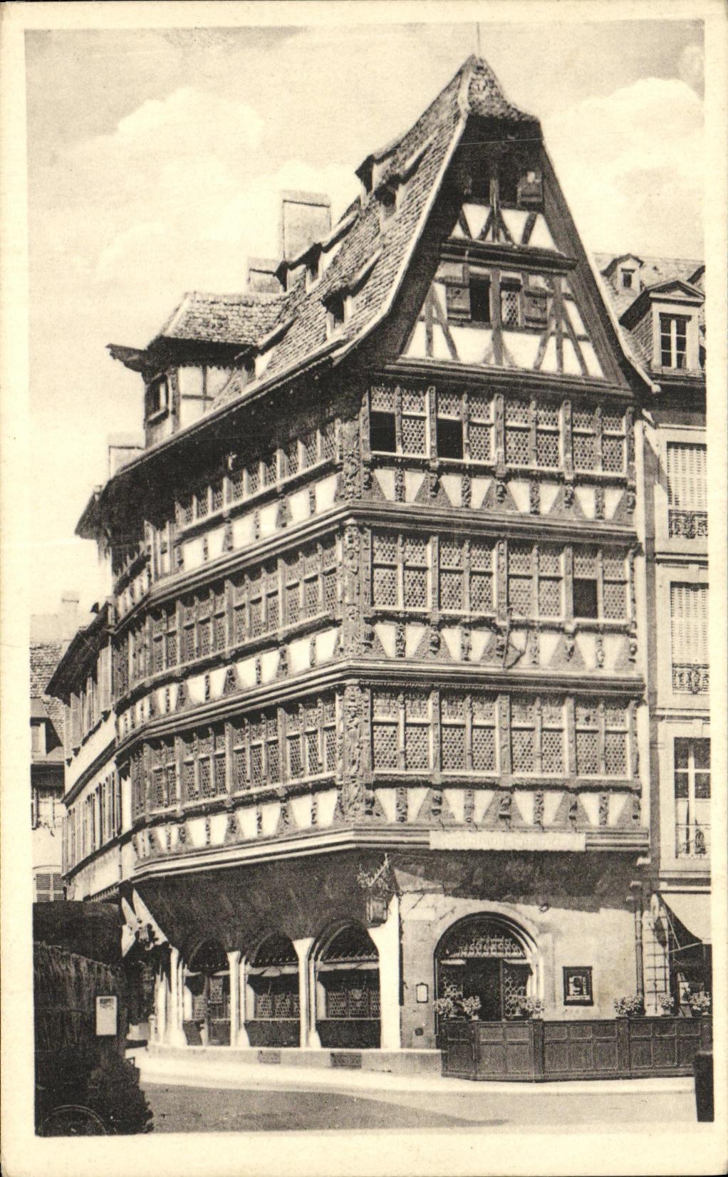 CPA Strassburg Maison Kammerzell