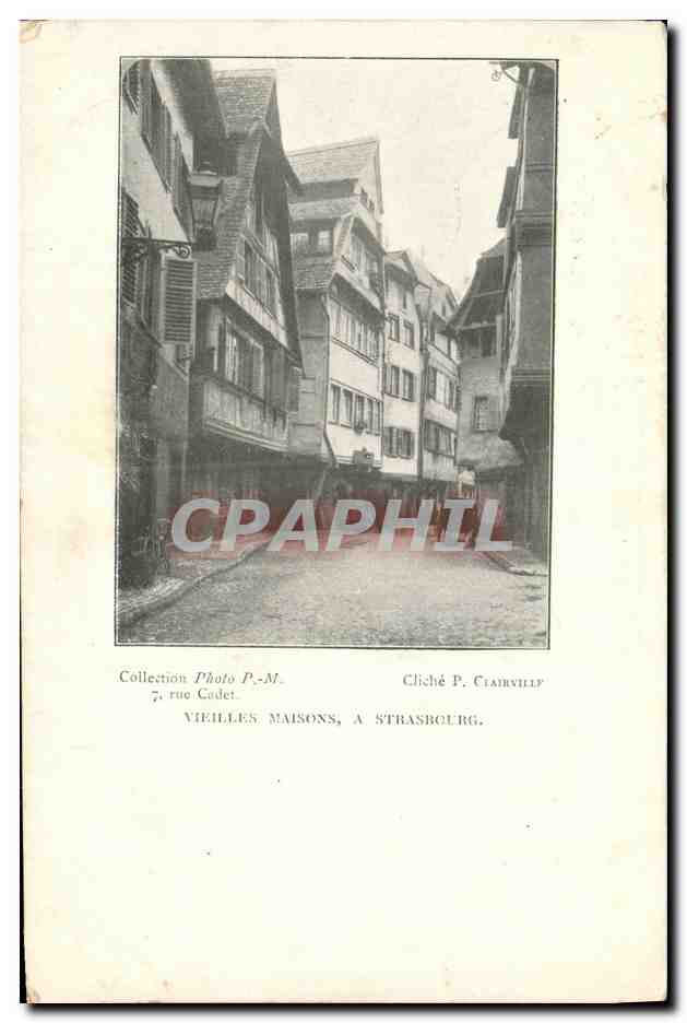 CPA Strasbourg Vieilles maisons