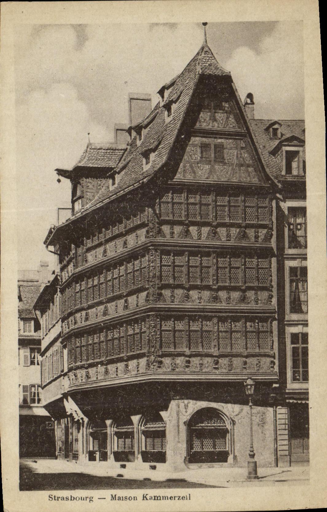 CPA Strasbourg Maison Kammerzeil