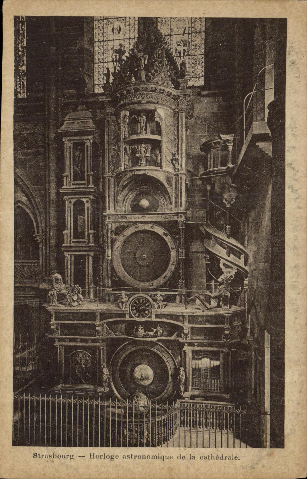 CPA Strasbourg Horloge Astronomique de la Cathedrale
