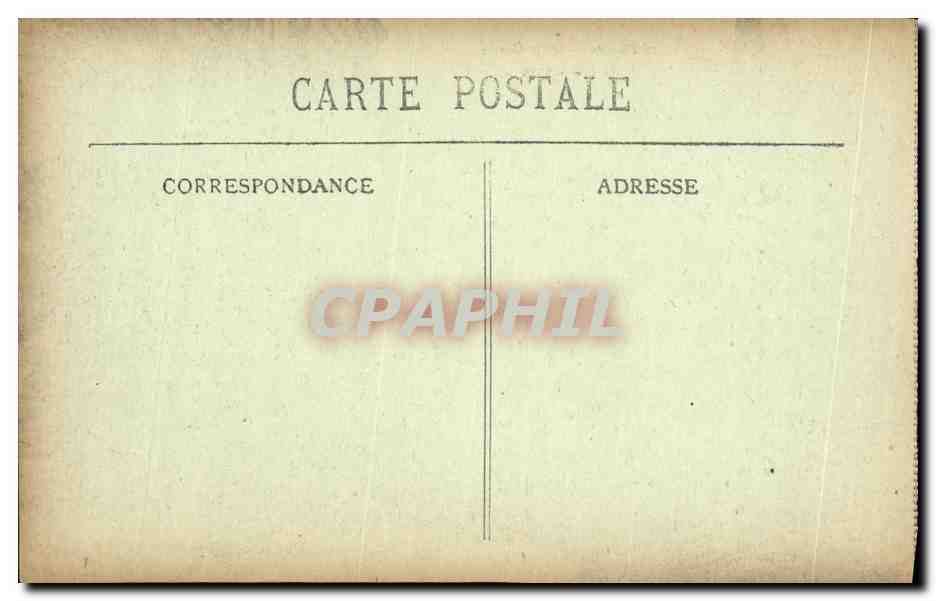 CPA Reims Rue Ceres Militaria — Rückseite
