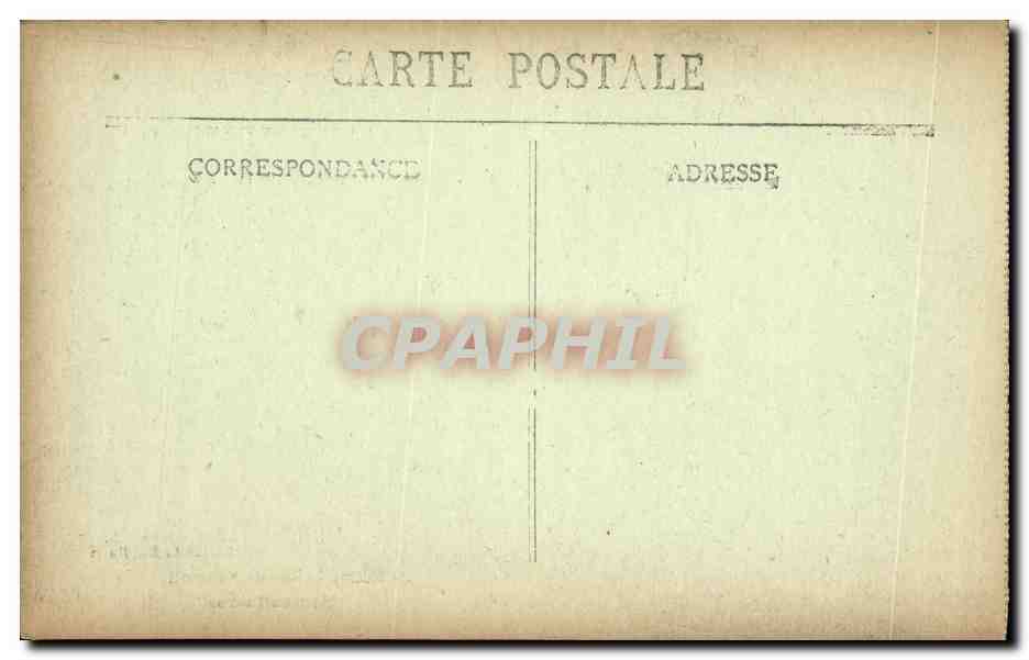 CPA Reims Rue De Nanteuil Militaria — Verso