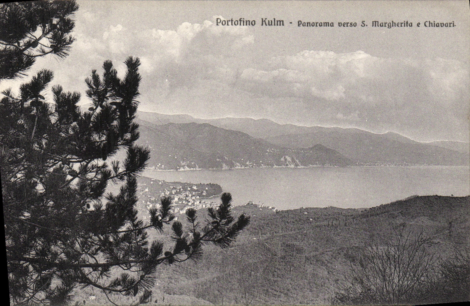 CPA Portofino Kulm Panorama Verso S Margherita e Chiavari