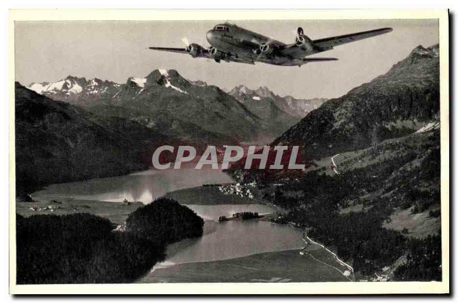CPA Swissair Avion Suisse