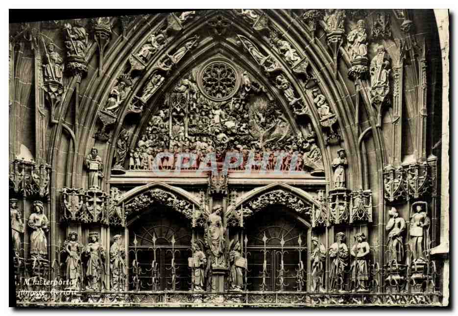 CPM Berne le portail de la cathedrale