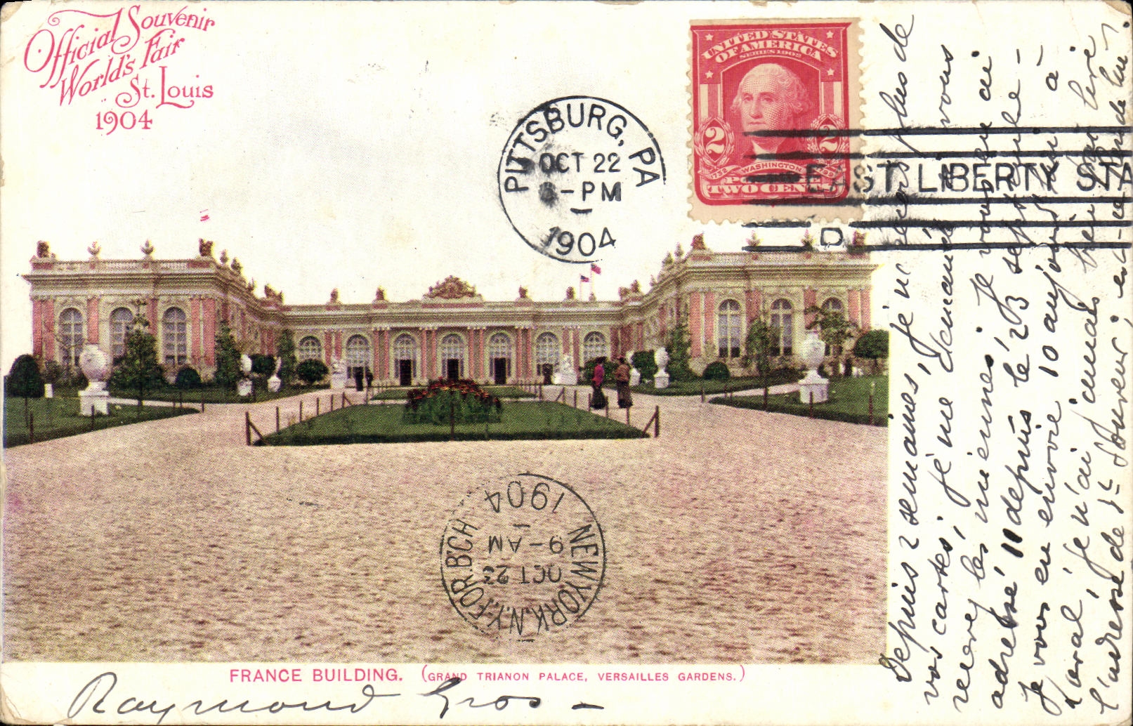CPA France Building Wolrls fait 1904