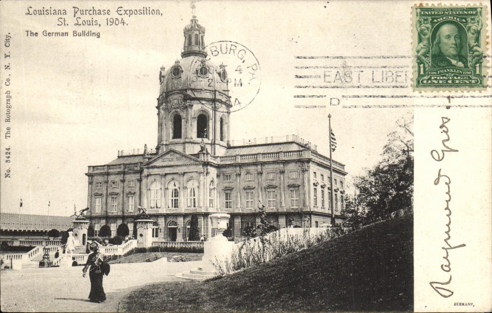 CPA Louisiana Purchase Exposition St Louis 1904 Grand Festival Hall