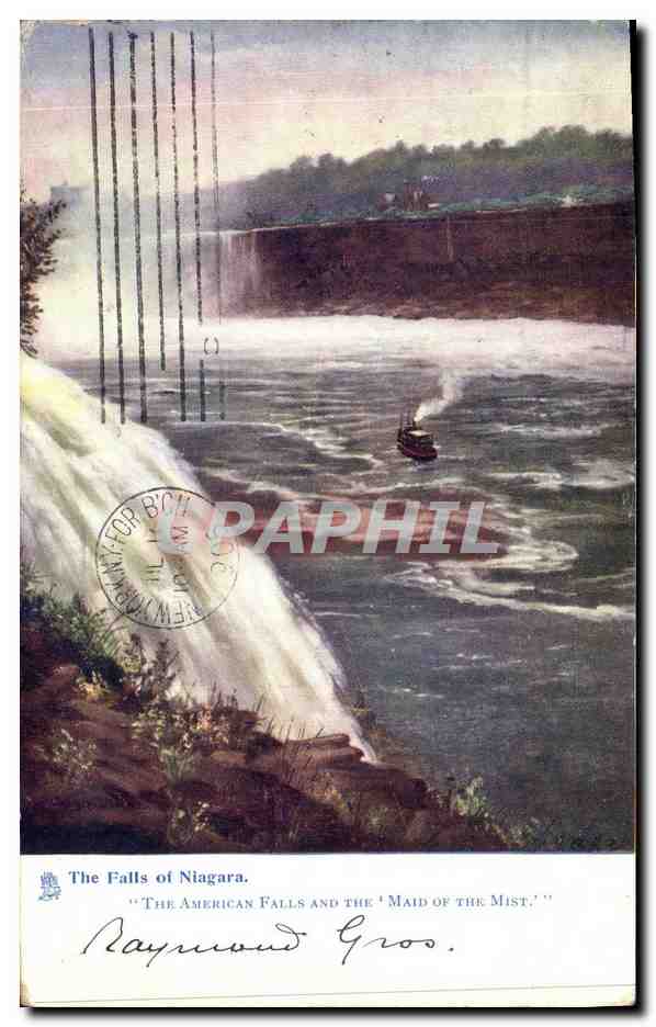 CPA The Falls Of Niagara