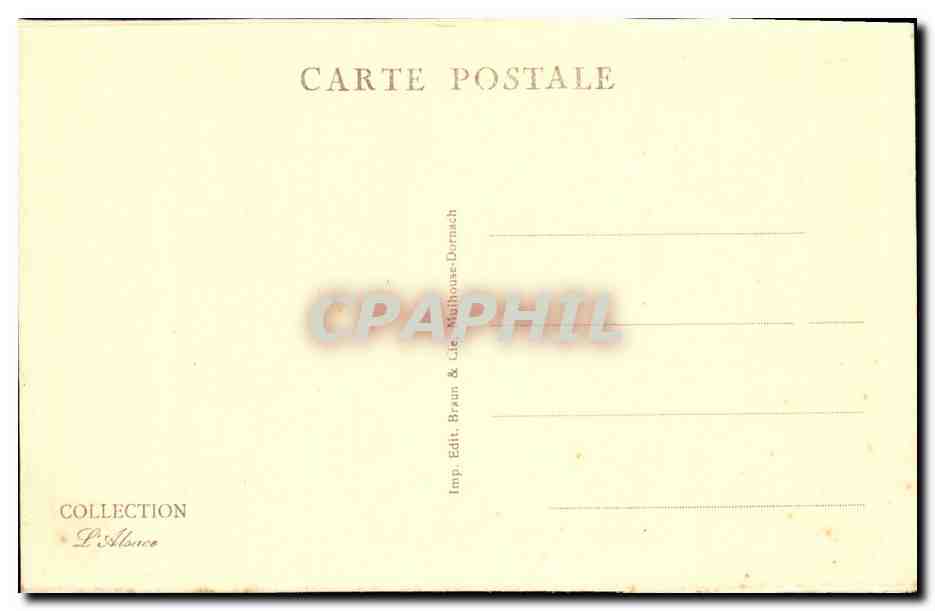 Vue pittoresque sur la vallée de la Doller prise du Ballon d'Alsace — 1038c — Collection P. Mance — Verso