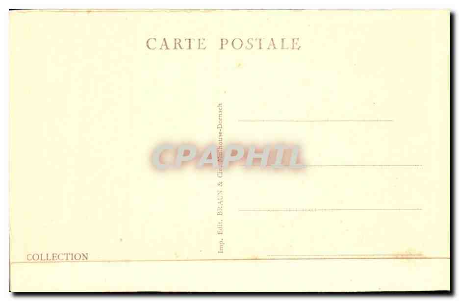 Lac d'Alfeld — Vue pittoresque prise du "Point de Vue" — Collection Braun & Cie, Dornach — Verso