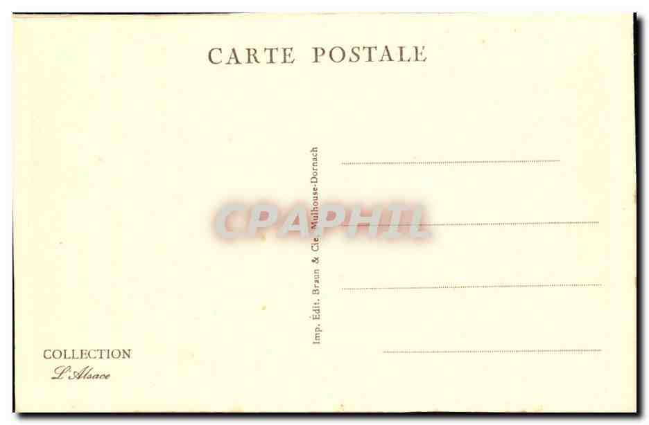 Vallée de la Doller - Route stratégique de Sewen au Ballon d'Alsace — Collection L'Alsace — Verso