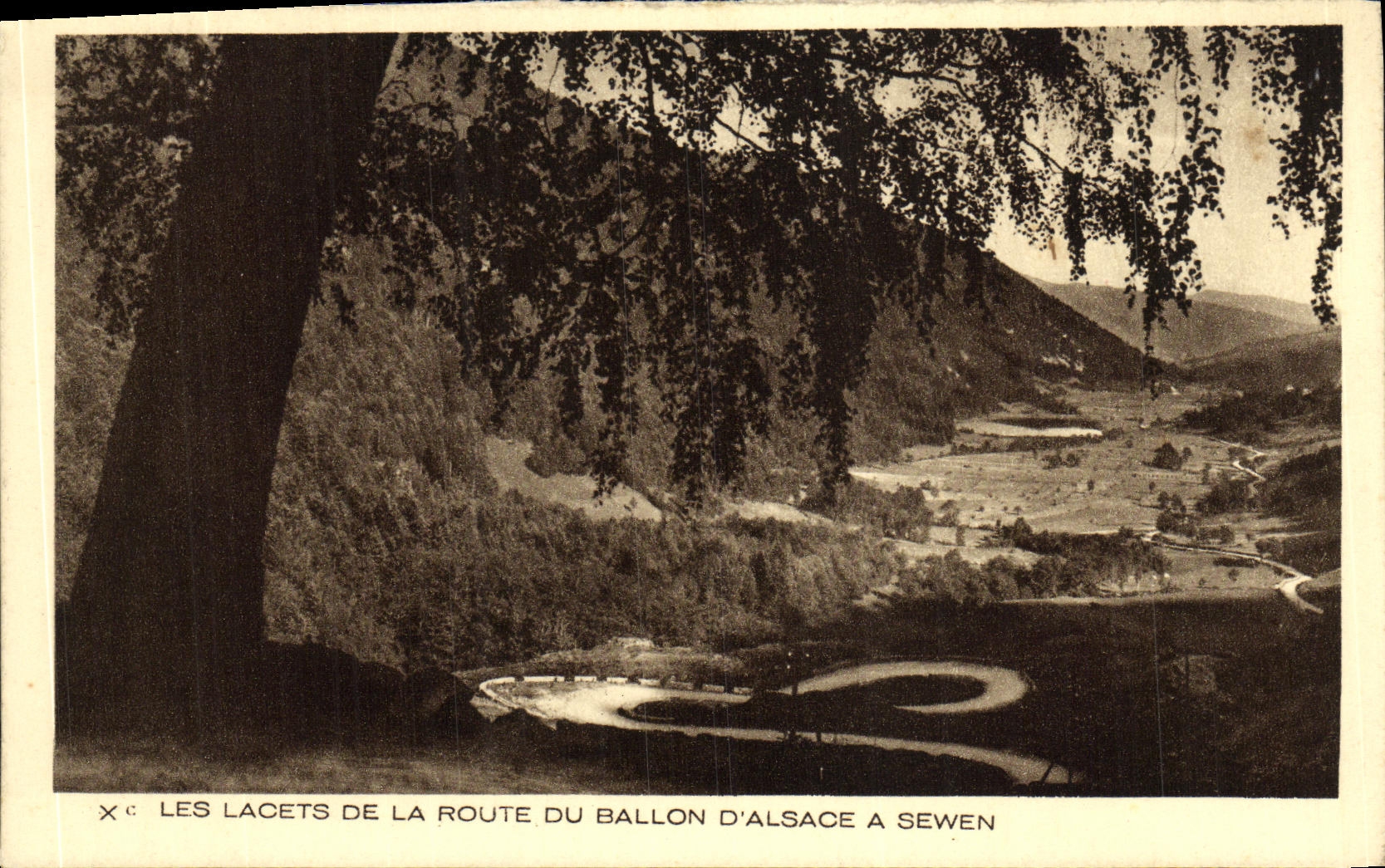 CPA Les Lacets de la Route du Ballon d Alsace a Sewen