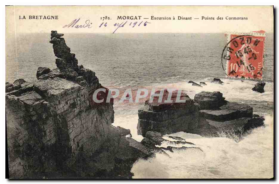 Morgat — Excursion à Dinant — Pointe des Cormorans — La Bretagne - Anverso