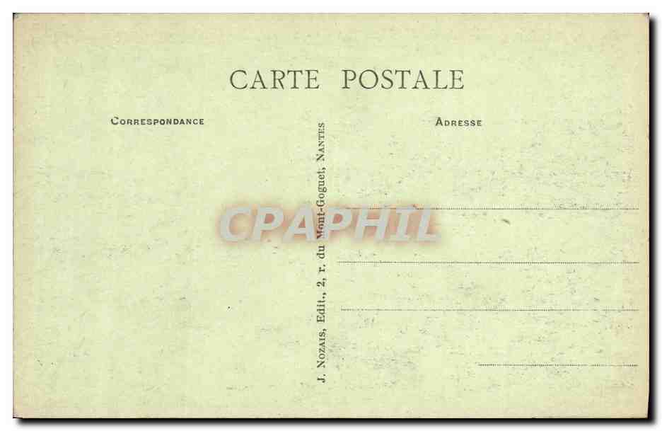 Morgat - La Baie vue des hautes falaises — J. Nozaïs, éditeur, n°15 — Verso