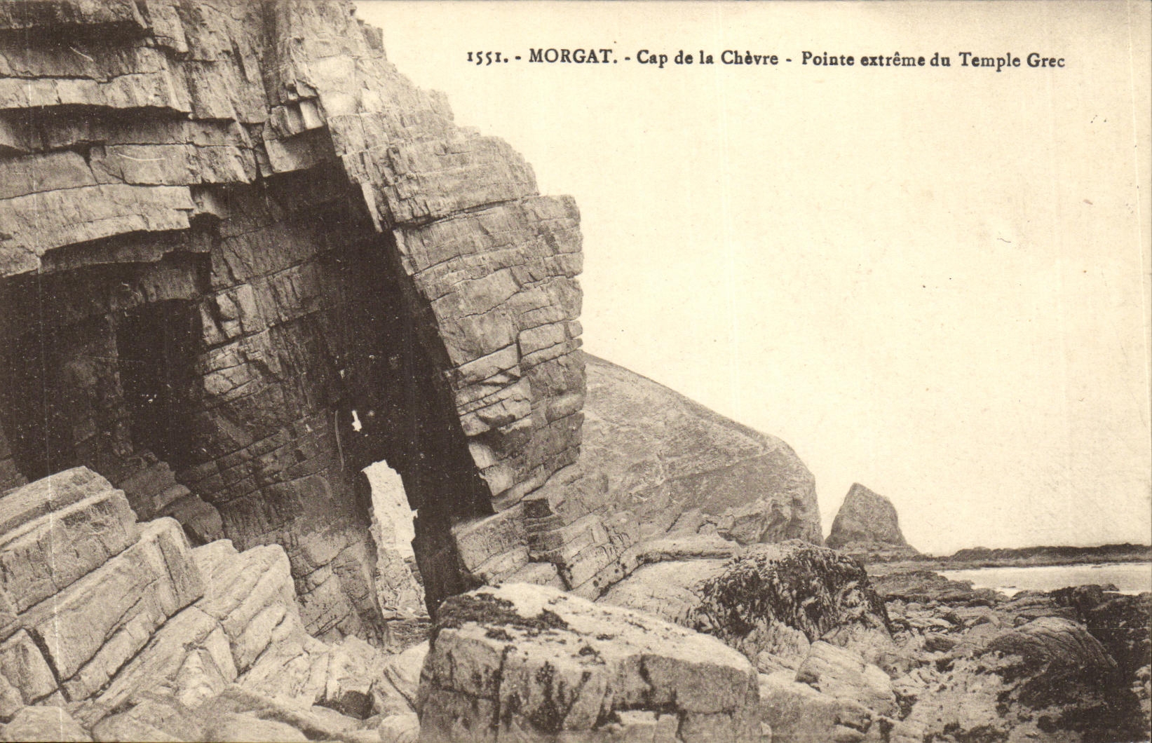 Morgat - Cap de la Chèvre - Pointe extrême du Temple Grec