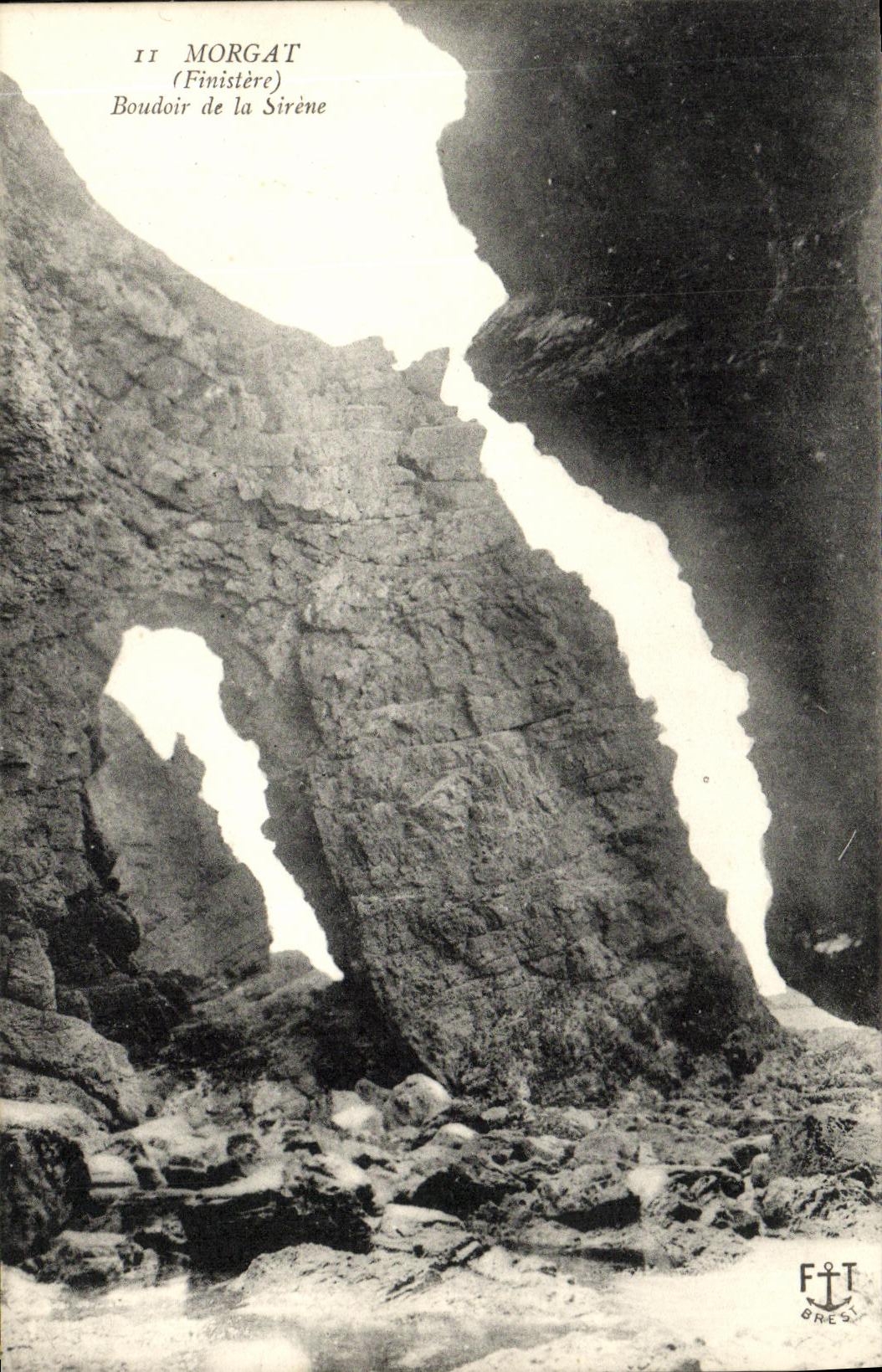 Morgat (Finistère) — Boudoir de la Sirène — Éditeur FIT BRES