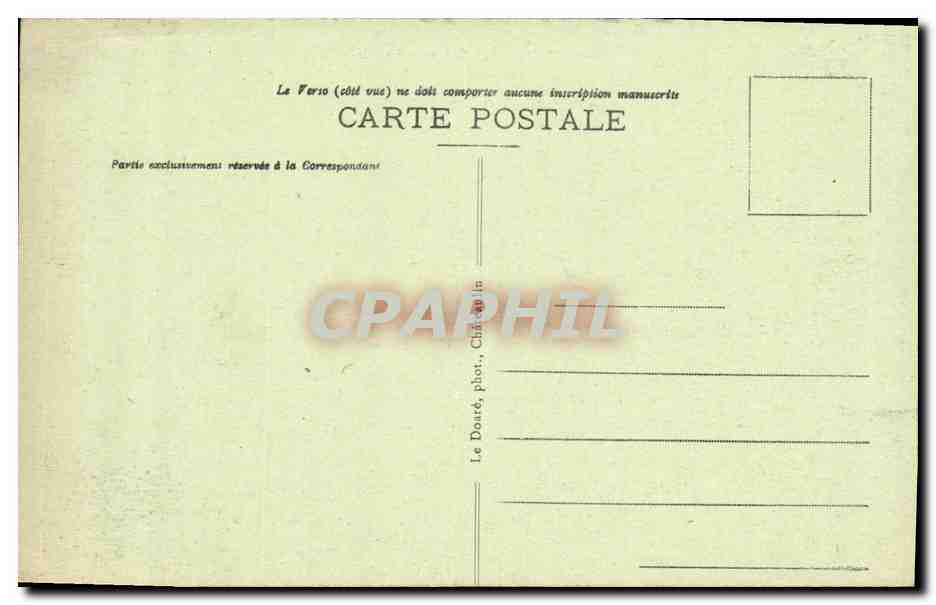 CPA Morgat Greve du Portzic — Rückseite