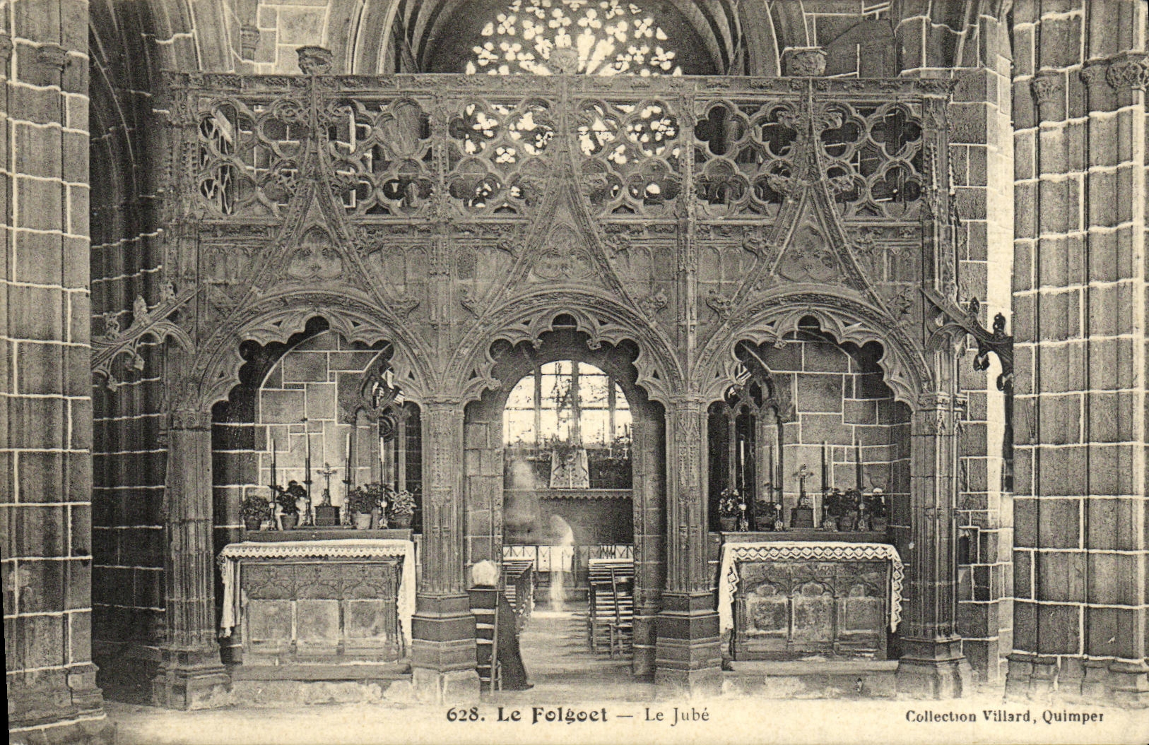 Le Folgoët — Le Jubé — Collection Villard, Quimper