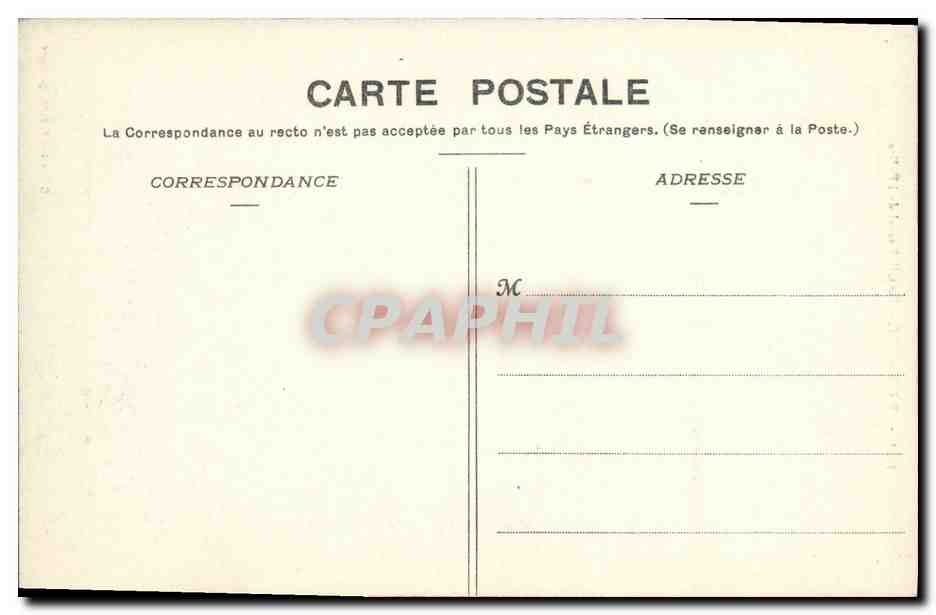 CPA Le Folgoet Portail Lateral de l eglise — Rückseite