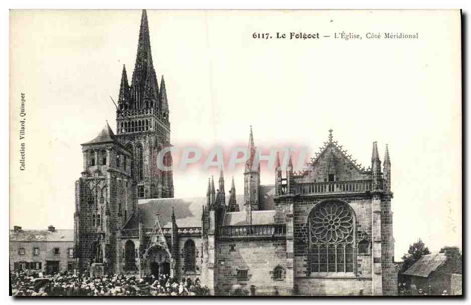 CPA Le Folgoet L Eglise cote meridional