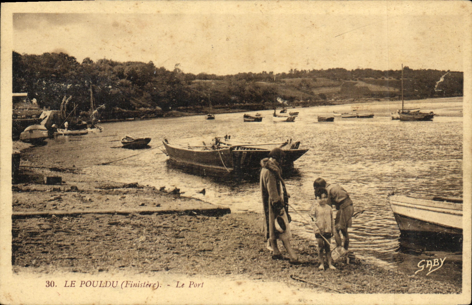CPA Le Pouldu Le port