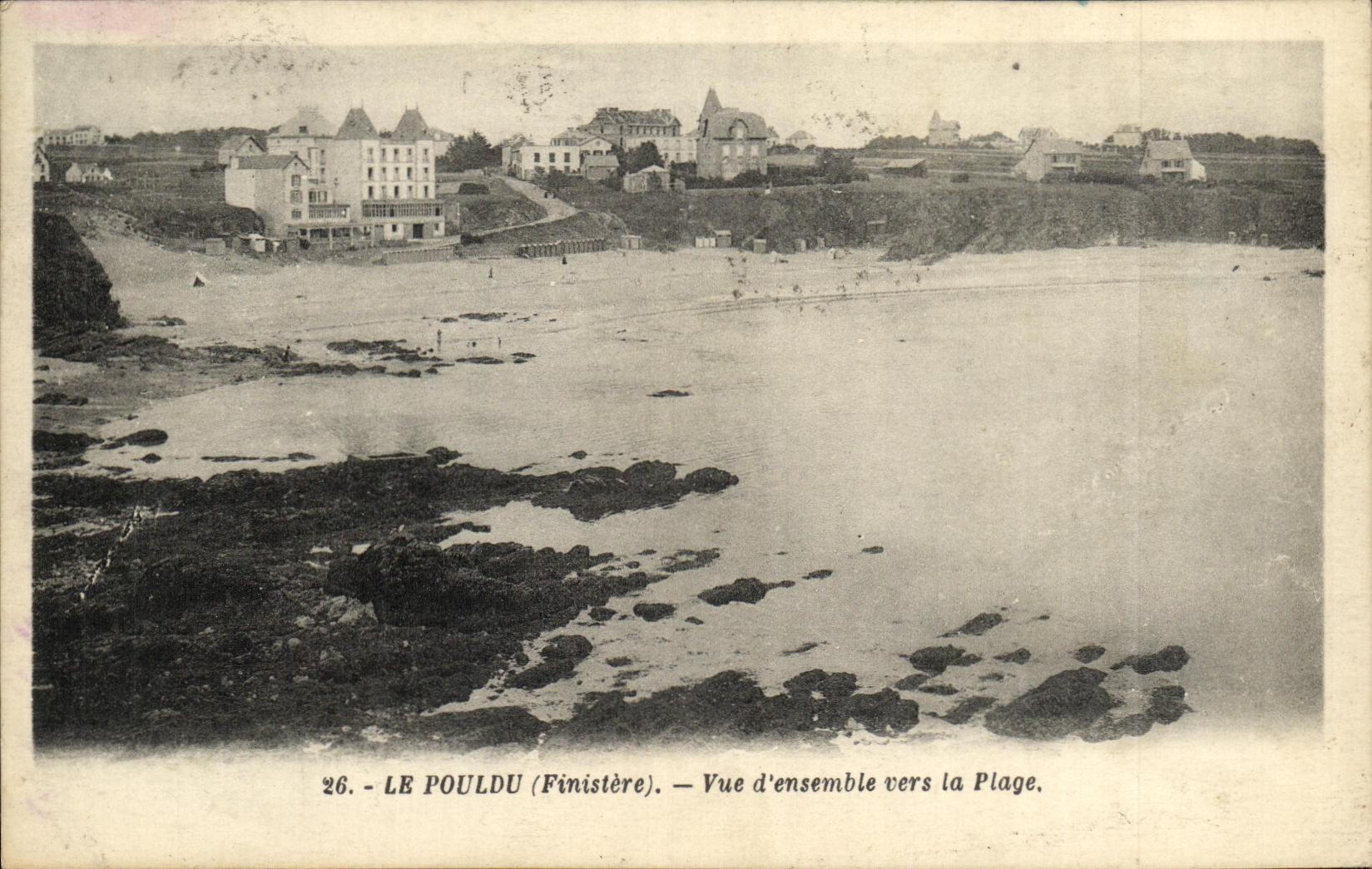CPA Le Pouldu Finistere Vue D ensemble vers la plage