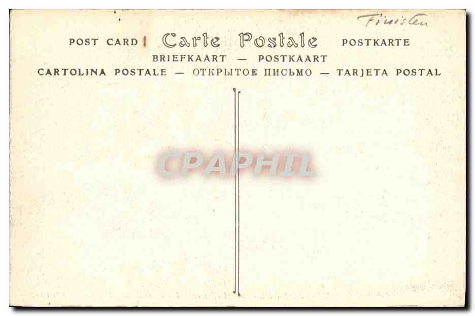 CPA Saint Herbot Finistere Interieur de la chapelle — Rückseite
