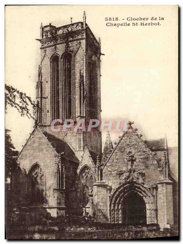 CPA Clocher de la Chapelle St Herbot