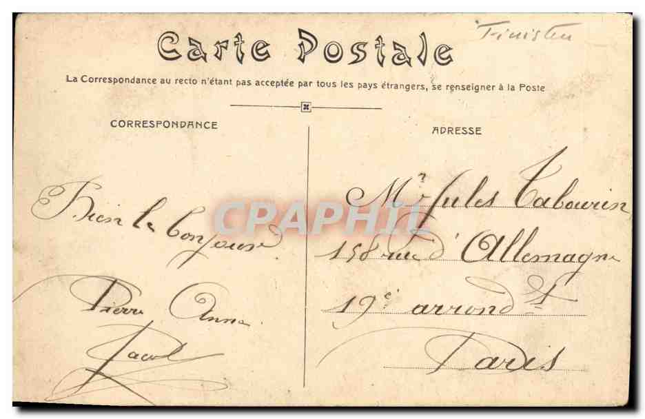 CPA Vue generale de Treboul Environs de Douarnenez — Reverso