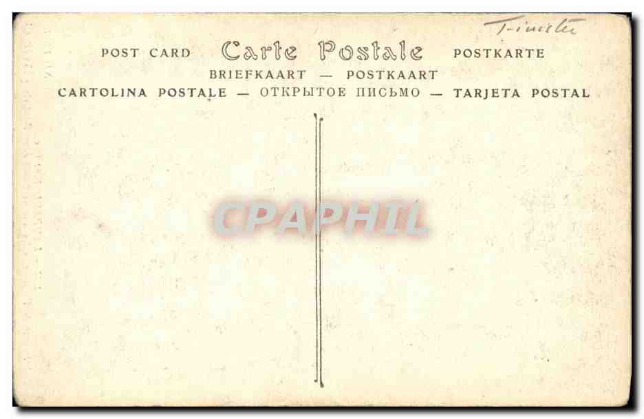 CPA Lampaul Finistere Interieur de l eglise La vie de Saint Jean Baptiste — Rückseite