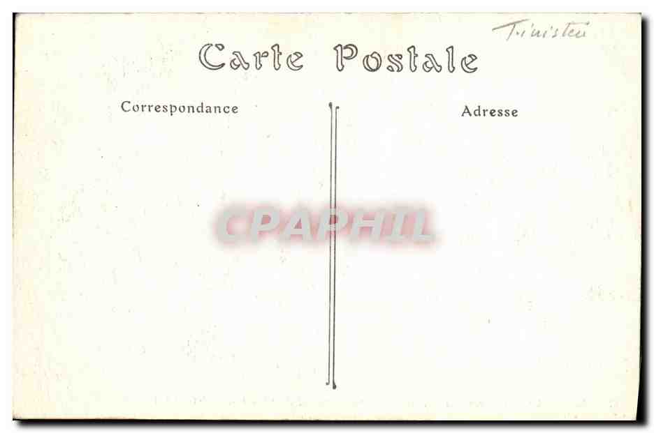 CPA Lampaul Finistere L eglise Ensevielissement du Christ — Rückseite