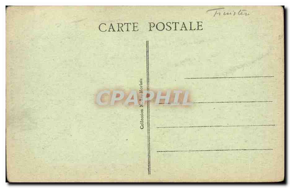 CPA St Thegonnec Finistere L Eglise — Rückseite