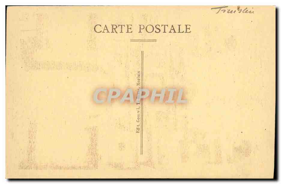 CPA St Thegonnec Entree du cimetiere — Rückseite